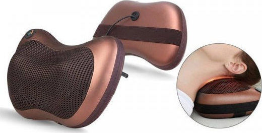 Timeless Tools Shiatsu Massage Pillow Pillow Massage Shiatsu for the Neck Brown