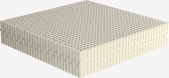 Dunlopillo Матрак За Количка Plain Ivory Baby с Латекс 64смx126смx12см