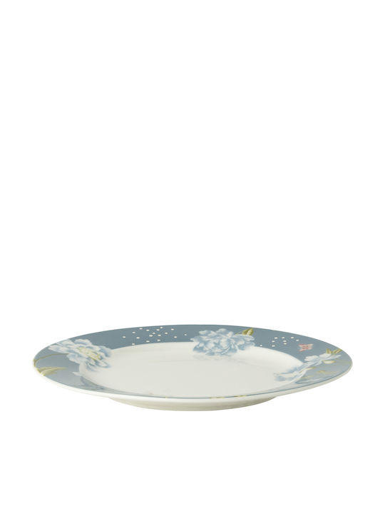 Laura Ashley Heritage Seaspray Uni Plate Desert made of Porcelain Blue with Diameter 18cm