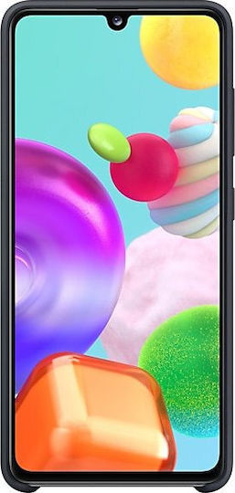 Samsung Back Cover Silicone Black (Galaxy A41)