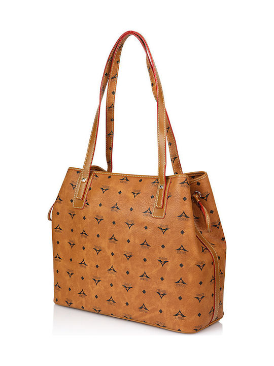 Women's Bag Shopper Shoulder Tabac Brown