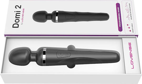 Lovense Domi 2 Vibrator Massage with Remote Control 23.4cm Black