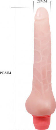 Baile Flexi Vibe Sensual Spine Ρεαλιστικός Δονητής 19.3cm Flesh