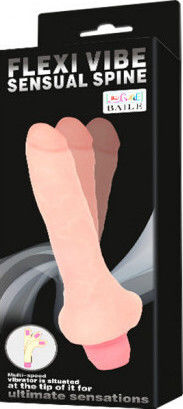 Baile Flexi Vibe Sensual Spine Ρεαλιστικός Δονητής 19.3cm Flesh