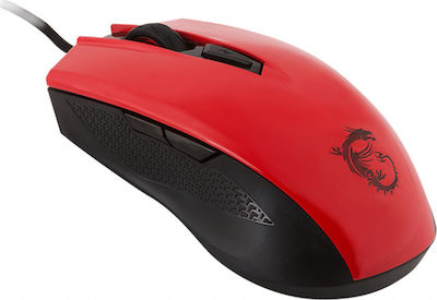 MSI Clutch GM40 Gaming Mouse 5000 DPI Red