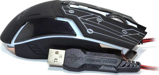 R-Horse RH-1990 Robocop Series Gaming Mouse 3200 DPI Black - Grey