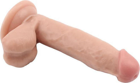 Chisa Novelties Dual Density Fashion Dude Реалистично дилдо с Топки и Вендуза Телесен 18см