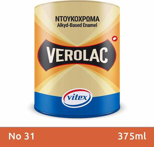 Vitex Βερνικόχρωμα Διαλύτου Verolac 0.375lt 31 Γυαλιστερό