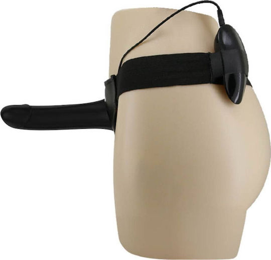 Pretty Love Vito Harness με Dildo 17.3cm και Δόνηση σε Μαύρο Χρώμα