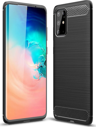 Hurtel Back Cover Σιλικόνης Μαύρο (Galaxy S20+)