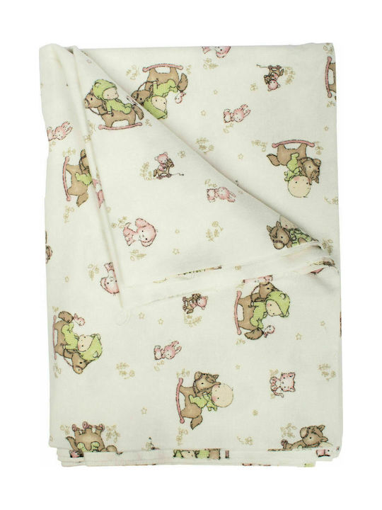 Dimcol Baby Bettlaken Grünes Set 120x160cm