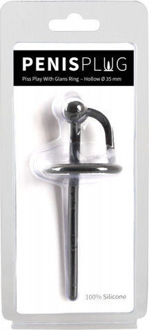 You2Toys Penis Plug Piss Play with Glans Ring Spreizer in Silber Farbe