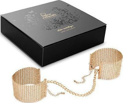 Bijoux Indiscrets Desir Metallique Handschellen in Gold Farbe