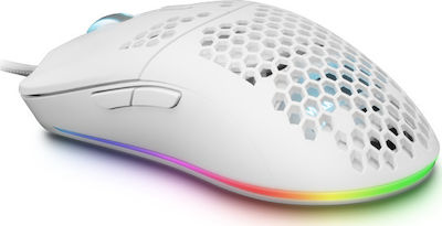 Mars Gaming MMAX RGB Gaming Gaming Maus 12400 DPI Weiß