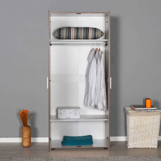 Doppeltür Kleiderschrank Jodi 80x47x187cm