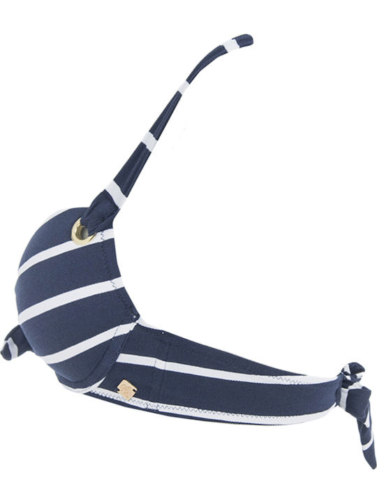 Picot Bikini Σουτιέν Μπλε