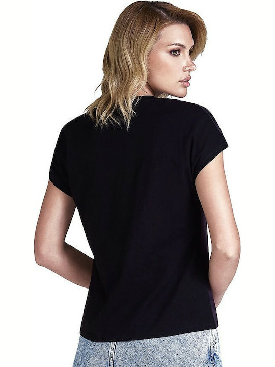 Guess Femeie Tricou Negru