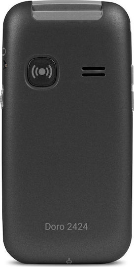 Doro 2424 Single SIM Mobile with Large Buttons Graphite Silver