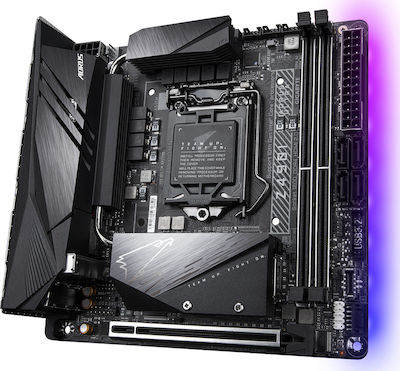 Gigabyte Z490I Aorus Ultra Wi-Fi Motherboard Mini ITX με Intel 1200 Socket