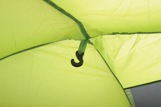 Hupa Mercury Camping Tent Igloo Green with Double Cloth 4 Seasons for 4 People 340x250x170cm