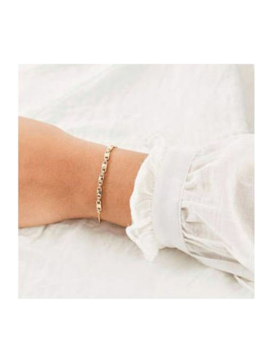 Michael Kors Bracelet Chain made of Silver Gold Plated with Pearls