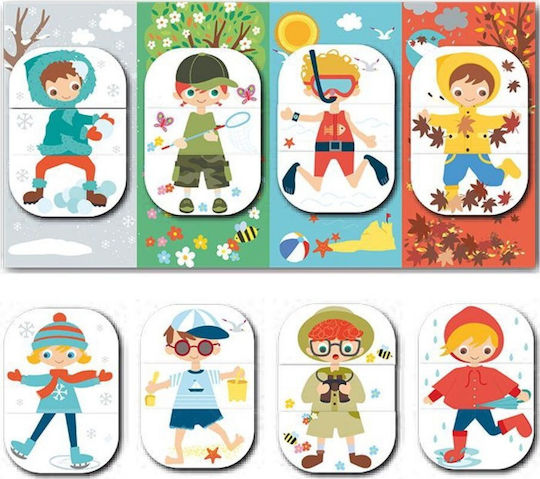 Apli Kids Μαγνητικό Παιχνίδι Κατασκευών Seasons για Παιδιά 3+ Ετών AP-17160