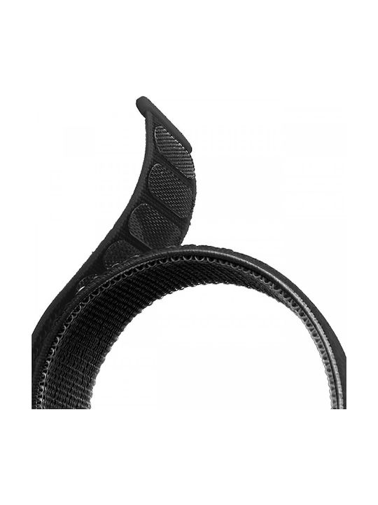 Puro Sport Band Λουράκι Υφασμάτινο Μαύρο (Apple Watch 42/44/45mm)