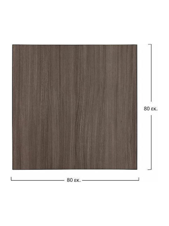 HomeMarkt Επιφάνεια Τραπεζιού MDF 80x80cm HM8439