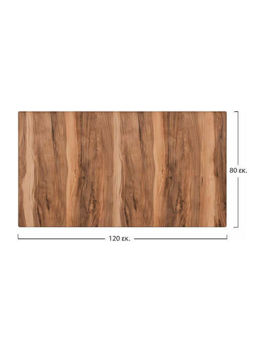 HomeMarkt 525 Rectangular Table Surface Werzalit Indian Sesami 120x80x3.5cm HM5630.10 1pcs