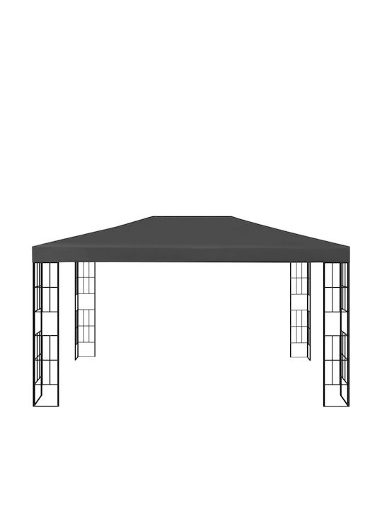 vidaXL Garden Freestanding Pavilion Ανθρακί 4x3cm