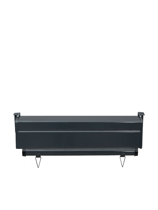 vidaXL Terrace Sideway Sunshade Roller Brown 0.6x2.5cm
