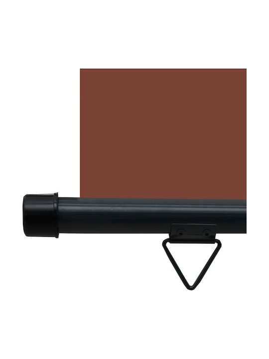vidaXL Terrace Sideway Sunshade Roller Brown 0.6x2.5cm