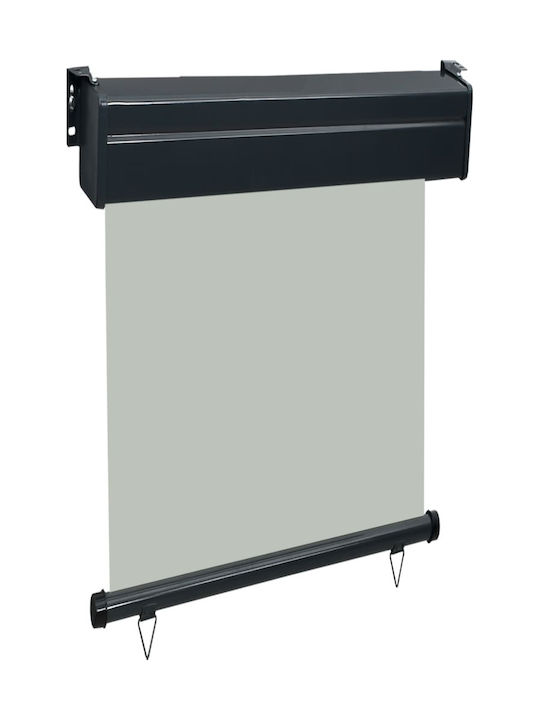 vidaXL Rulou lateral de umbrire Terasă Gri x2.5m