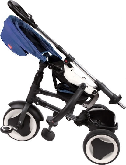 Q Play Deluxe Convertible with Parental Handle 3 in 1 for 9 Months Blue