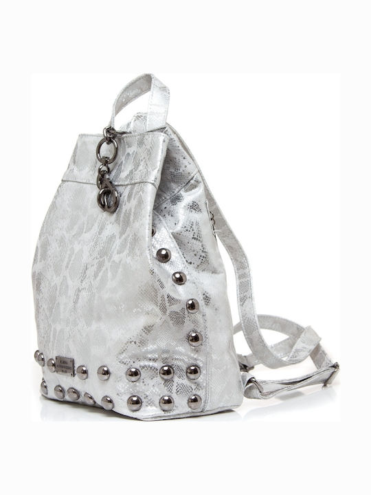 Elena Athanasiou Black n' Metal Women's Bag Backpack White