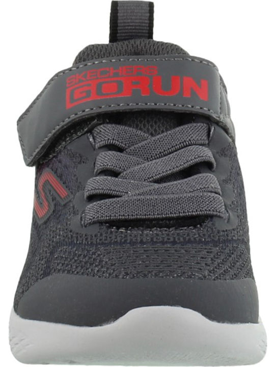 Go Run Kids Sports Shoes Running with Hoop & Loop Closure Gray