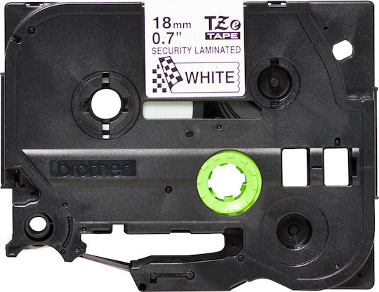 Brother Label Maker Tape 8m x 18mm in White Colour Compatible with Brother TZe/TZ