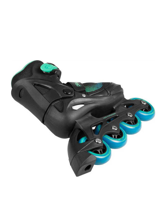Powerslide Joker Sky Inline Αυξομειούμενα Rollers Μαύρα Παιδικά