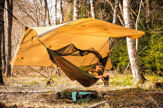 Amazonas Wing Tarp 3 Ατόμων Καφέ