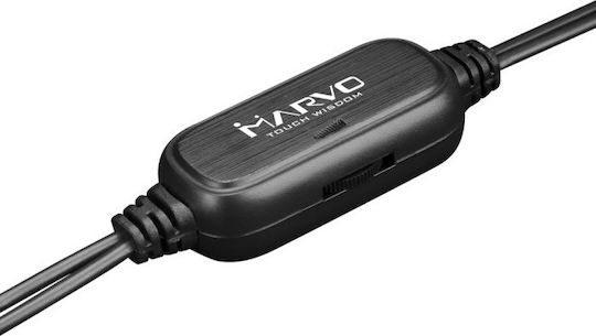 Marvo SG118 Ηχεία Υπολογιστή 2.0 με RGB Φωτισμό και Ισχύ 3W σε Μαύρο Χρώμα