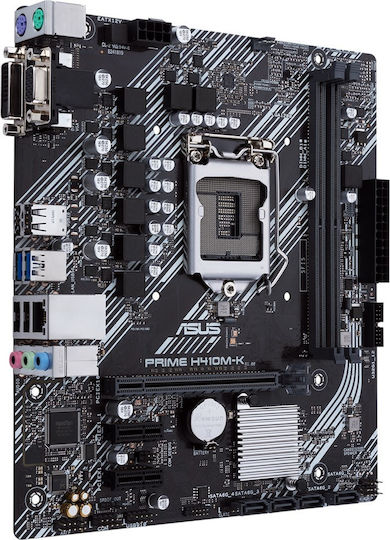 Asus Prime H410M-K Motherboard Micro ATX με Intel 1200 Socket 90MB13I0-M0EAY0