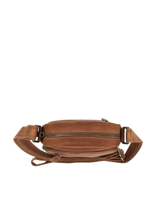 Bremen Leather Men's Bag Shoulder / Crossbody Tabac Brown