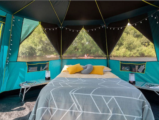 Coleman Octagon BlackOut Χειμερινή Σκηνή Camping Χακί με Διπλό Πανί για 8 Άτομα 396x386x208εκ.