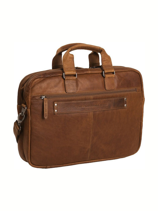 Seth Leather Men's Briefcase Tabac Brown