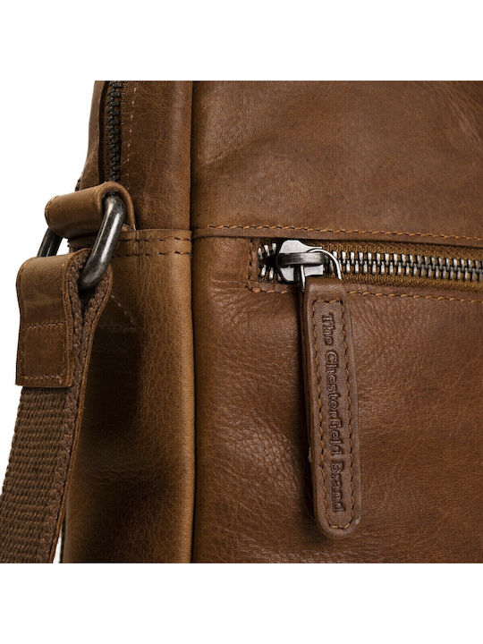 Dessau Leather Men's Shoulder Crossbody Tabac Brown Bag