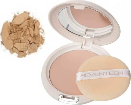 Seventeen Natural Silky Compact Powder Powder 5 Toffee SPF15 12gr