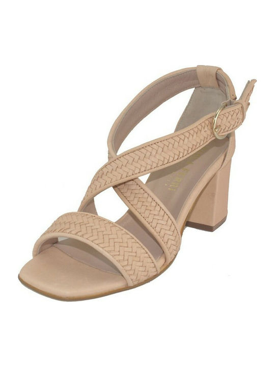 Paola Ferri Damen Sandalen in Beige Farbe