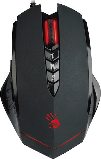 A4Tech V8MA Gaming Ποντίκι 3200 DPI Μαύρο