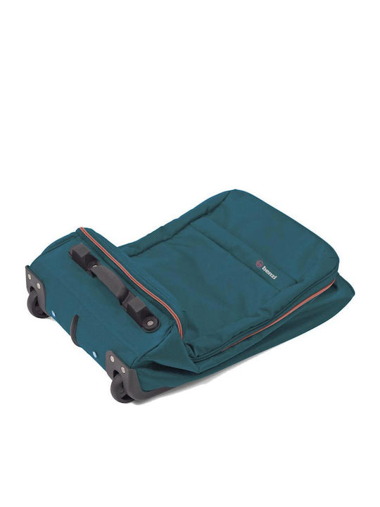 Benzi BZ5565 Cabin Fabric Green Suitcase With 2 Wheels Height 51cm