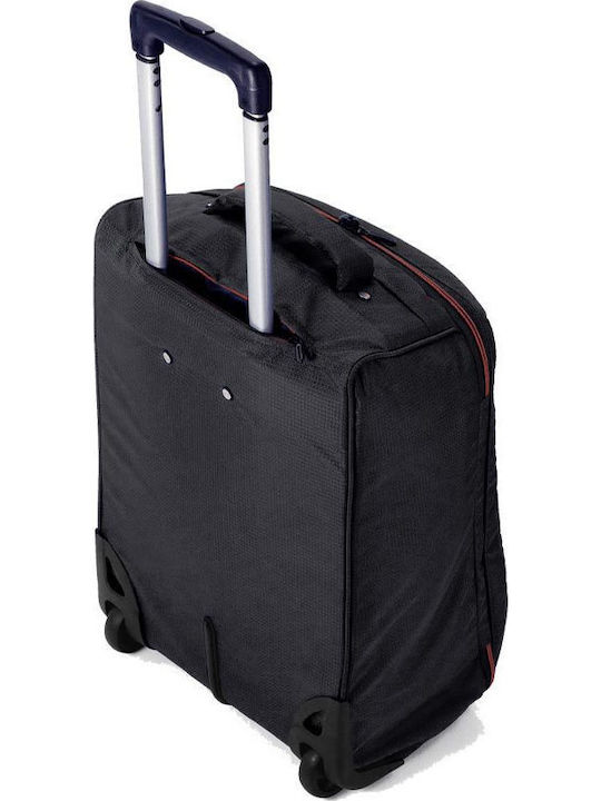 Benzi BZ5565 Cabin Fabric Black Suitcase with 2 Wheels Height 51cm